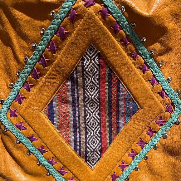 New condition Mahiya Ethically Sourced Leather Boho Handbag - Picture 15 of 16